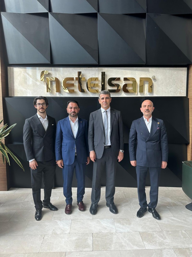 MÜSİAD İnşaat Sektör Kurulu Başkanı ve Heyetinden Netelsan’a Ziyaret