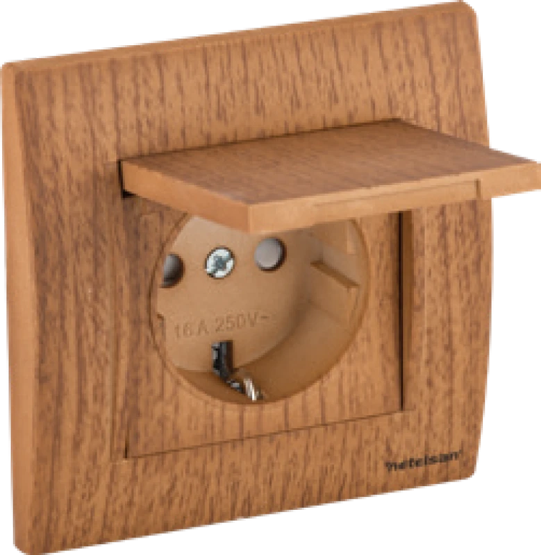 Kapaklı Topraklı Priz (Çocuk Korumalı)