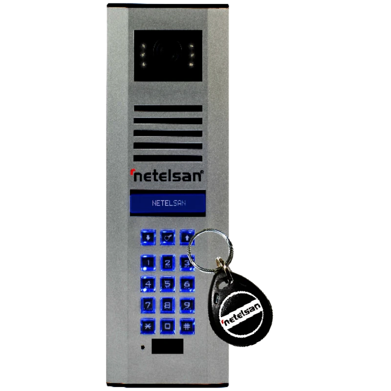 X Small Kameralı Dijital Tuşlu Kartlı Geçişli Zil Paneli