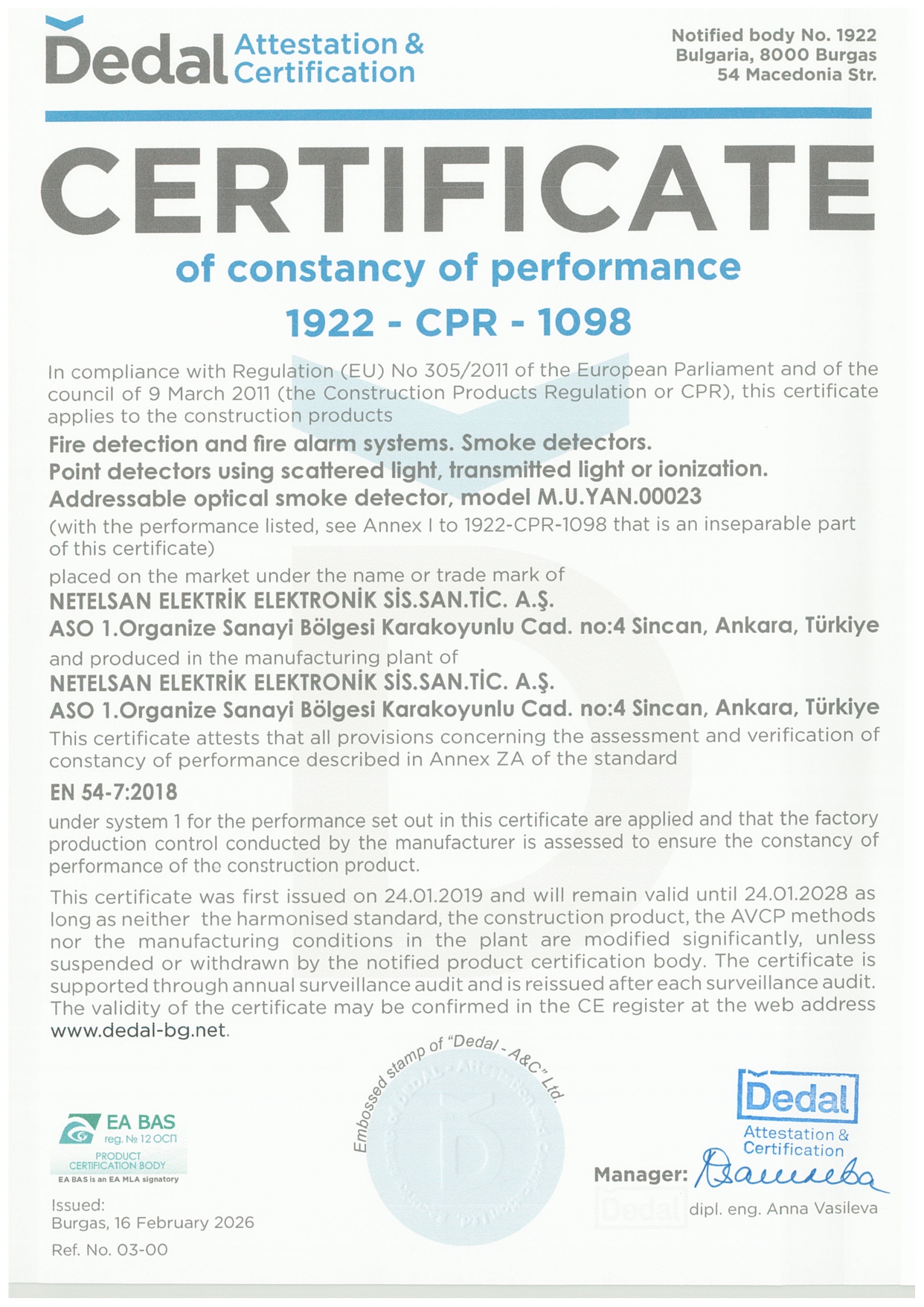 CPR Belgesi - 1922-CPR-1098 (Sayfa 1)