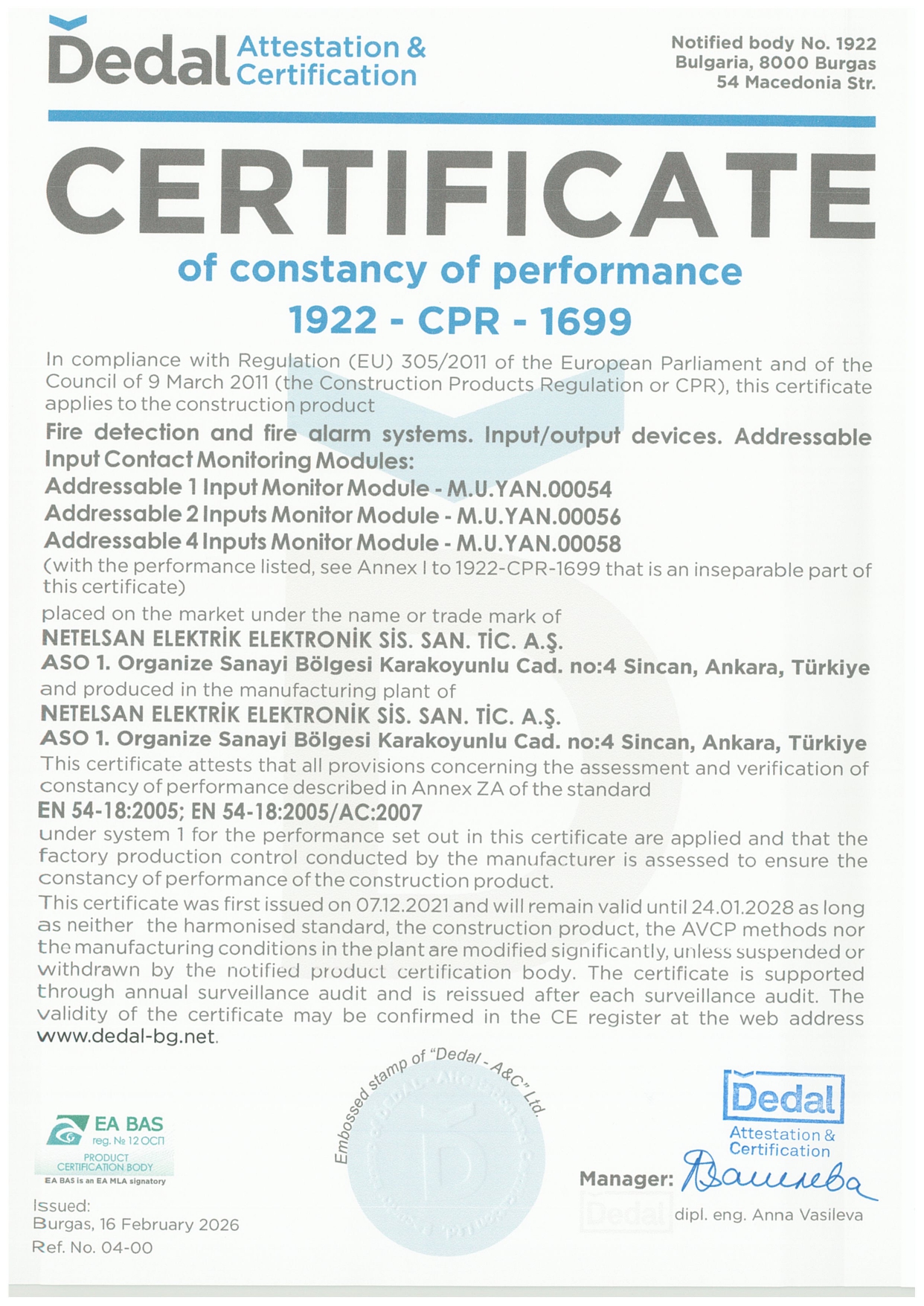 CPR Belgesi - 1922-CPR-1699 (Sayfa 1)