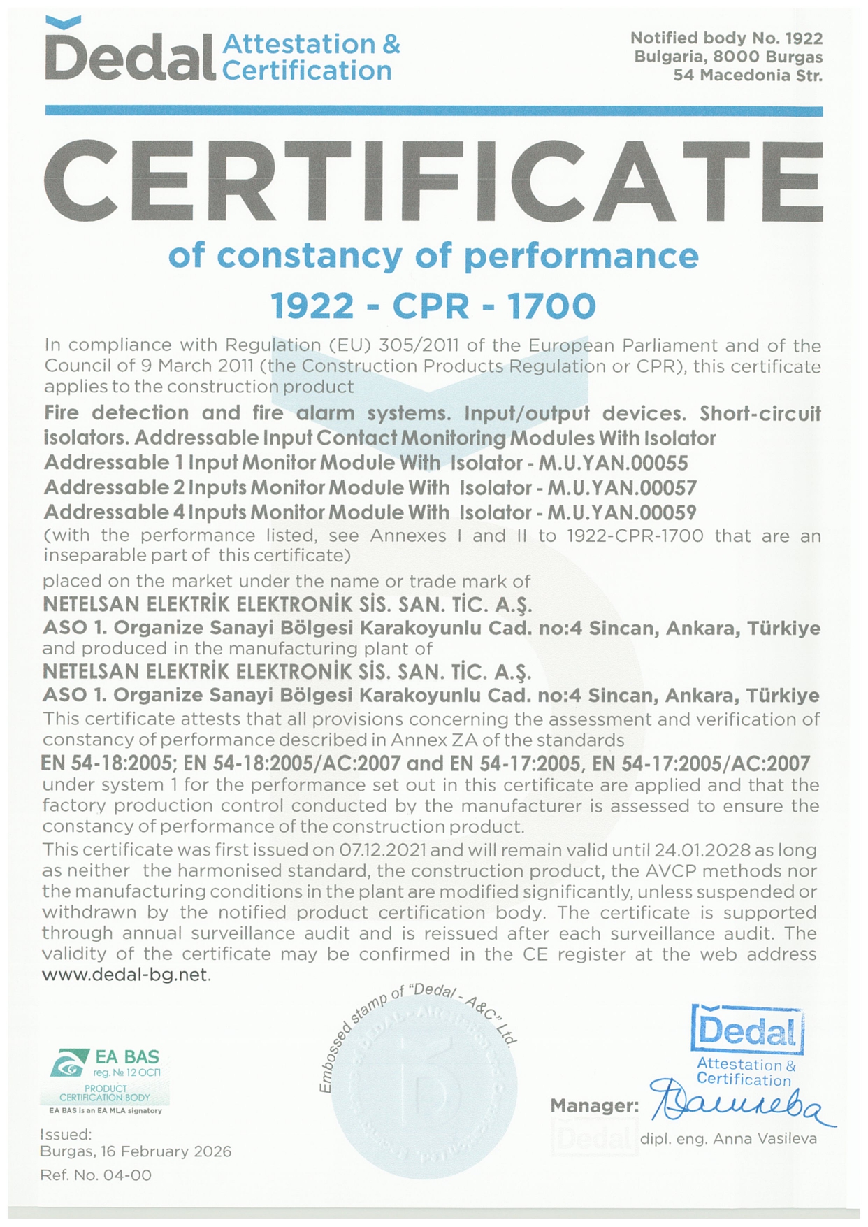 CPR Belgesi - 1922-CPR-1700 (Sayfa 1)